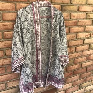 Max Studio, M, paisley, kimono